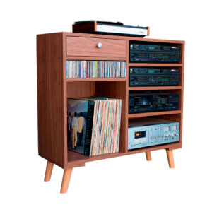 Rack Para Discos De Vinil CDs e Aparelhos TOM-02