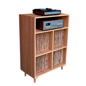 Estante Rack Para Discos De Vinil e Aparelhos T-28FP