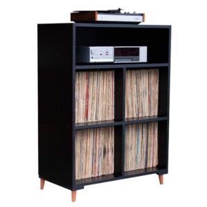 Estante-Rack-Para-Discos-De-Vinil-E-Aparelhos-T-28P-2