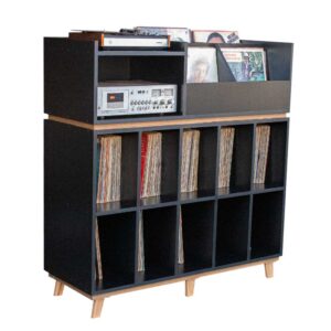 Estante Rack Para Discos De Vinil E Aparelhos TD-17MP