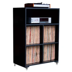Estante/Rack Para Discos De Vinil E Aparelhos T-28PR