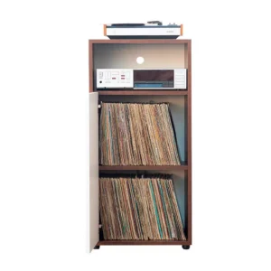 Estantes Para Disco De Vinil e Aparelho-EV-307
