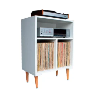 Rack Para Toca Discos Aparelhos e Vinil EV-299S