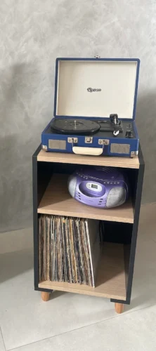 estante rack para discos de vinil lps spazio