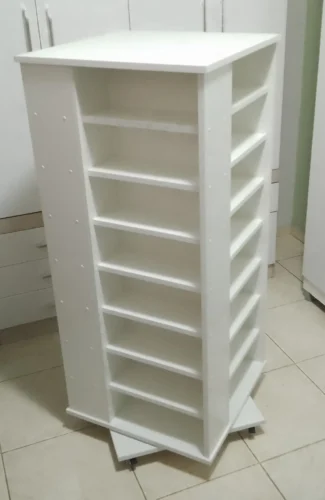 estante giratória para 1216 cds space save p