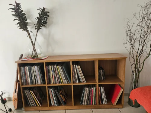 estante para discos de vinil cin 001