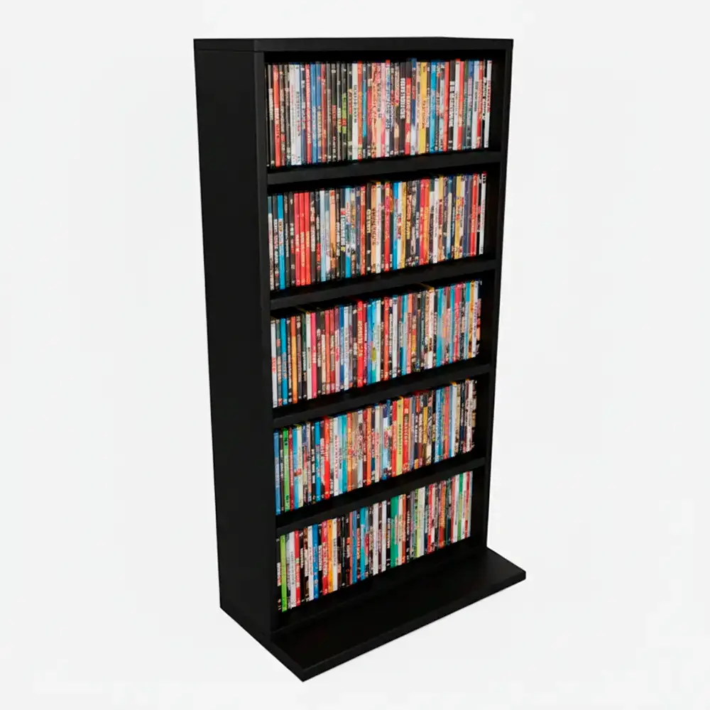 estante para 185 dvds mdf 18mm enviado montado branco