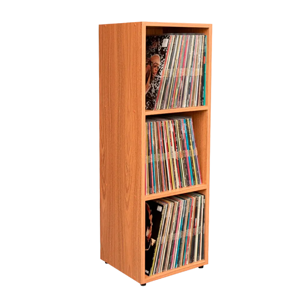 estante para discos de vinil 3 nichos mdf 18mm enviado montado polar