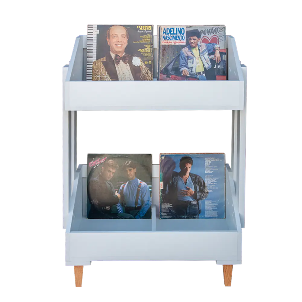 estante para discos lps vinil t2b
