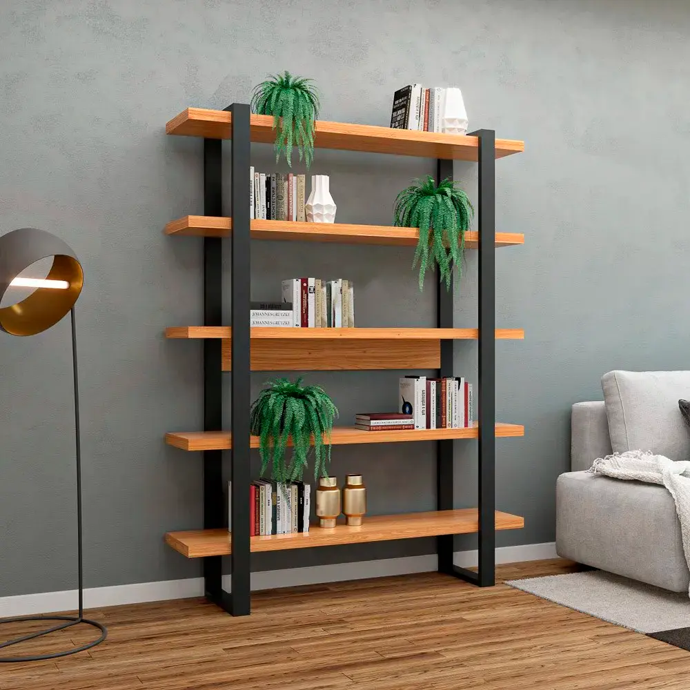 estante prateleiras industrial em mdf enviado montado