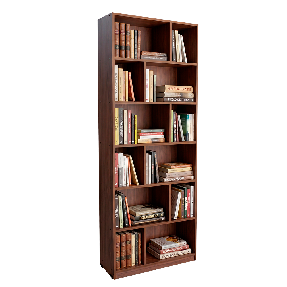 estante prateleira para livros zig zag multiuso el 10