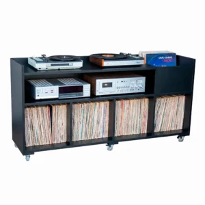 estante rack para discos de vinil e aparelhos getup long