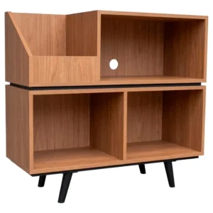 estante rack para discos de vinil e aparelhos foryou 01 branco