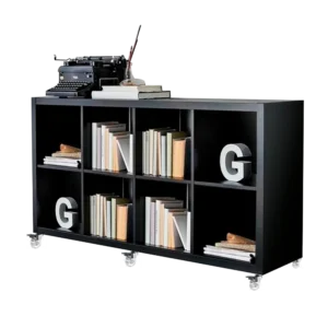 estante rack para discos lp vinil 8 cubos rlp8 branco