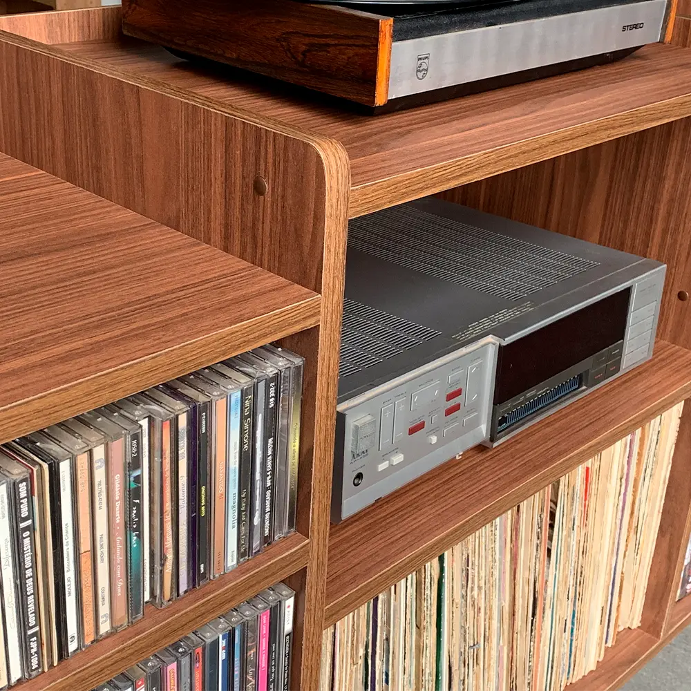 estante rack para lps vinil e aparelhos beto