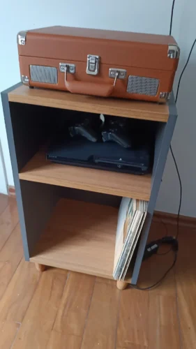 estante rack para discos de vinil lps spazio