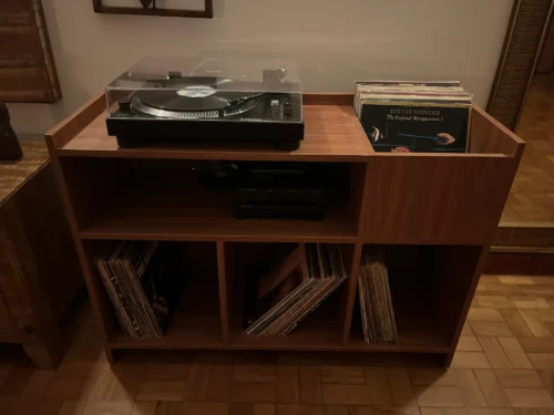 estante para discos de vinil toca discos receiver top 2000