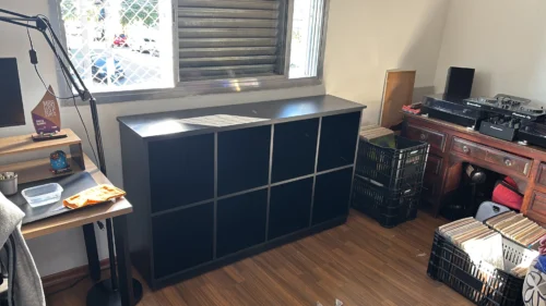 estante para discos de vinil cin 001