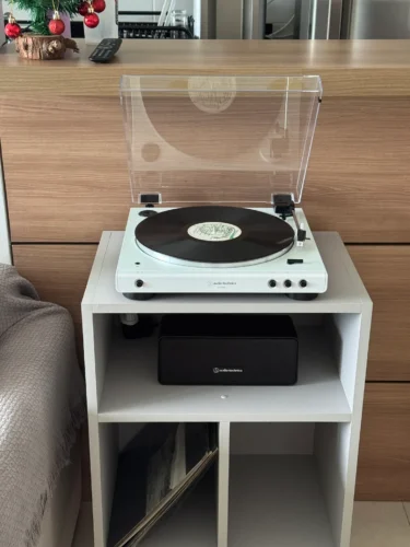 estante rack para 120 discos lps e aparelhos ev 308