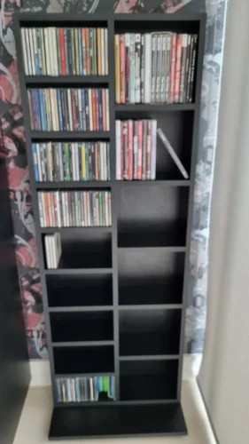 estante para 225 cds e 108 dvds ev 242