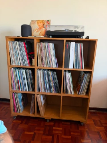 estante prateleira para 774 lps discos vinis ev 1001