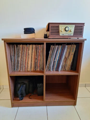estante para discos lps de vinil square 4
