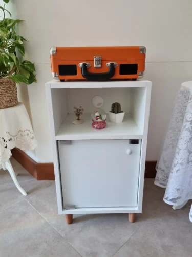 rack para discos de vinil lps porta de vidro spazio