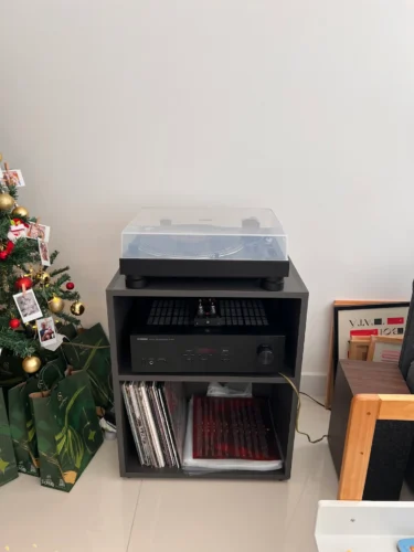 rack para toca discos e receiver ev 260 | mdf 18mm | enviado montado