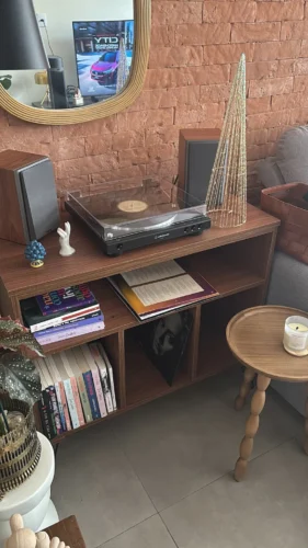 rack para vinil e toca discos penylop
