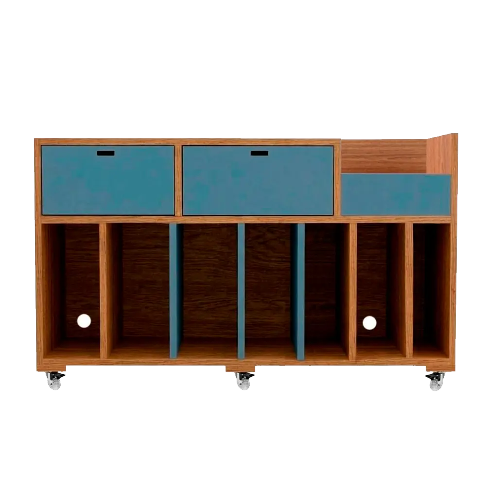 rack duas gavetas multiuso e discos de vinil lps mdf 18mm vinyle