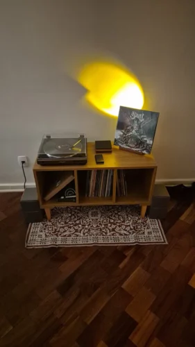 rack para vinil e toca discos peny | mdf 18mm | entregue montado