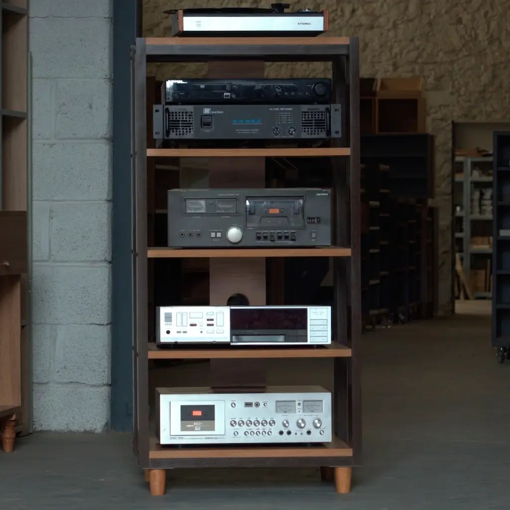 rack para 4 aparelhos hifi down