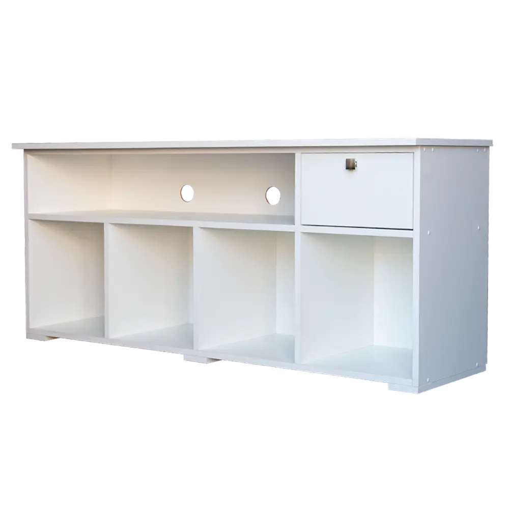 rack para discos de vinil e aparelhos com gaveta drawer