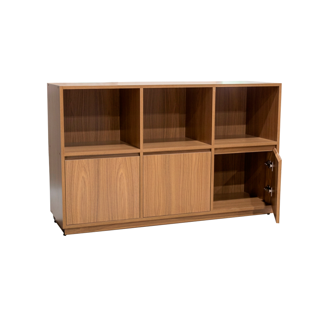 rack para vinil com porta e toca discos sola