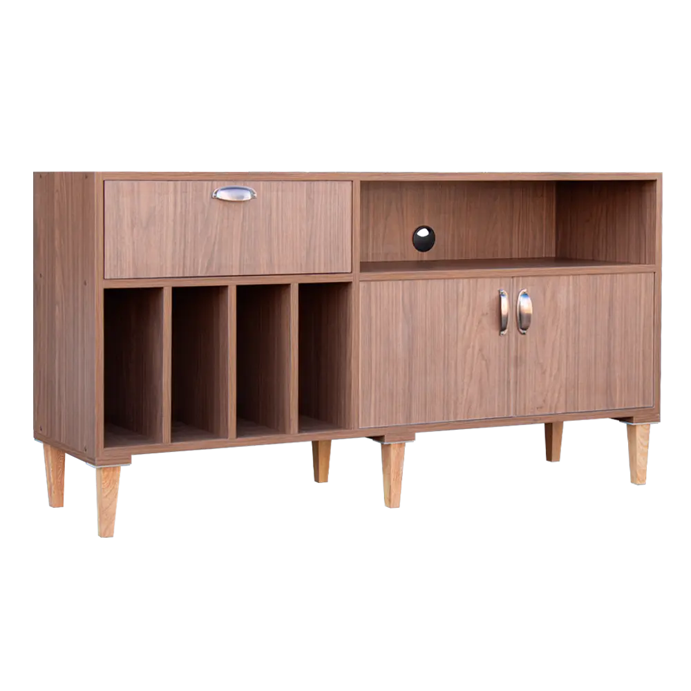rack para vinil e toca discos norvege