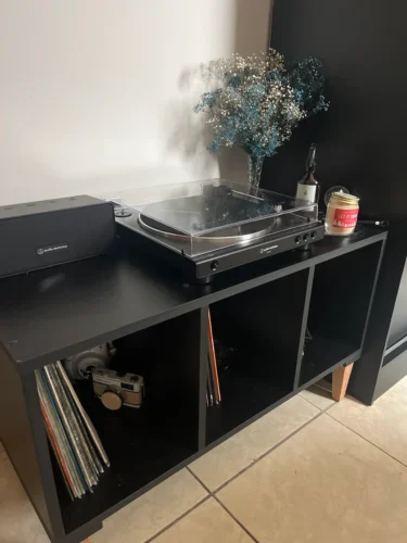 rack para vinil e toca discos peny | mdf 18mm | entregue montado