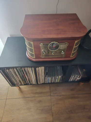 rack para vinil e toca discos peny | mdf 18mm | entregue montado