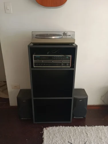 estante para discos lps vinil grow t17p
