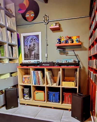 estante para discos de vinil cin 001
