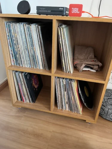 estante para discos lps de vinil square 4