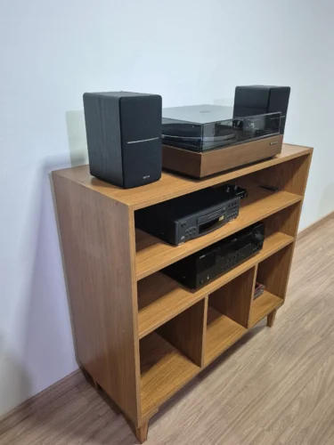 rack para vinil e toca discos penylop