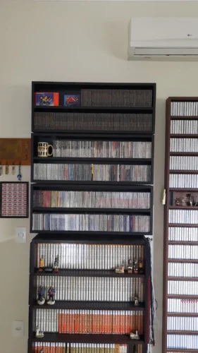 nicho aéreo organizador para 140 dvds ev 370