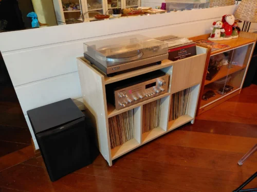 estante para discos de vinil toca discos receiver top 2000