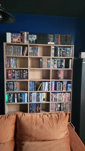 estante para 675 dvds torre triplex